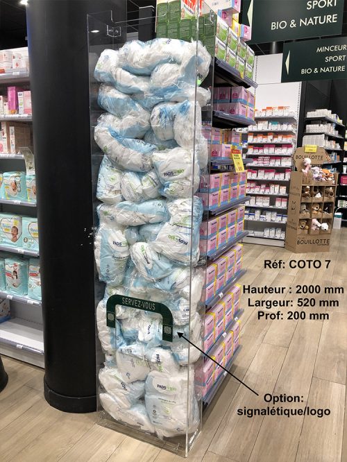 Soiété OCDIFF realise des distributeur carre coton